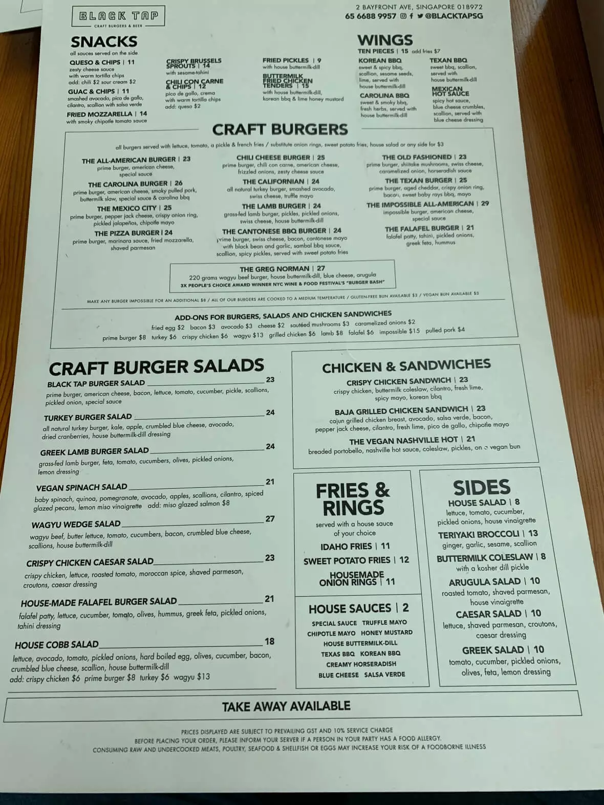 Black Tap Singapore
