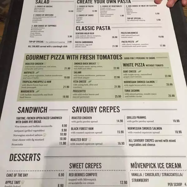 Marché Mövenpick Restaurant Singapore